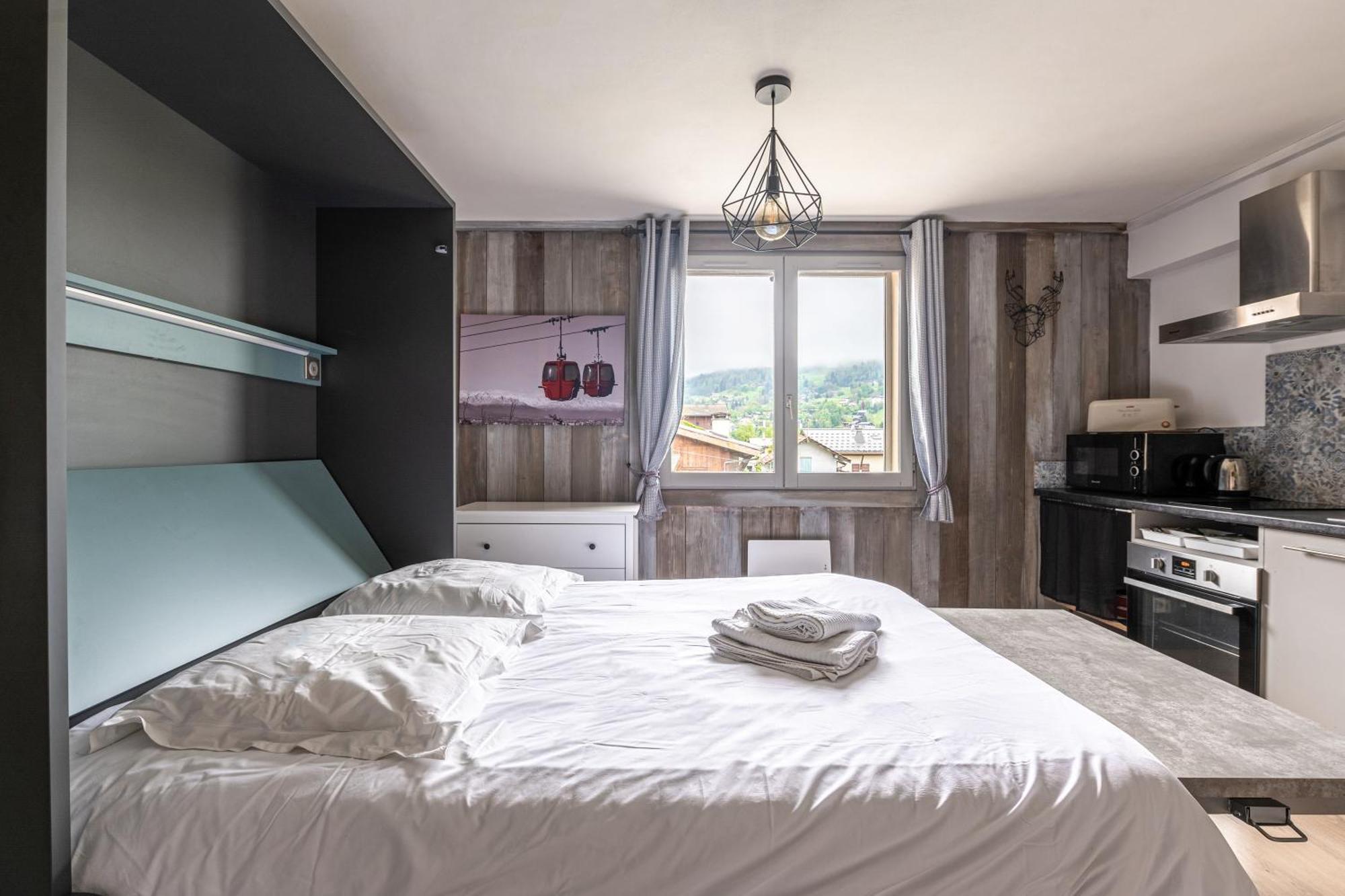 Appartements Vue Mont-Joly A 2 Pas Tramway Mont-Blanc - Studio 1 Piece سا جيرفي لي با المظهر الخارجي الصورة