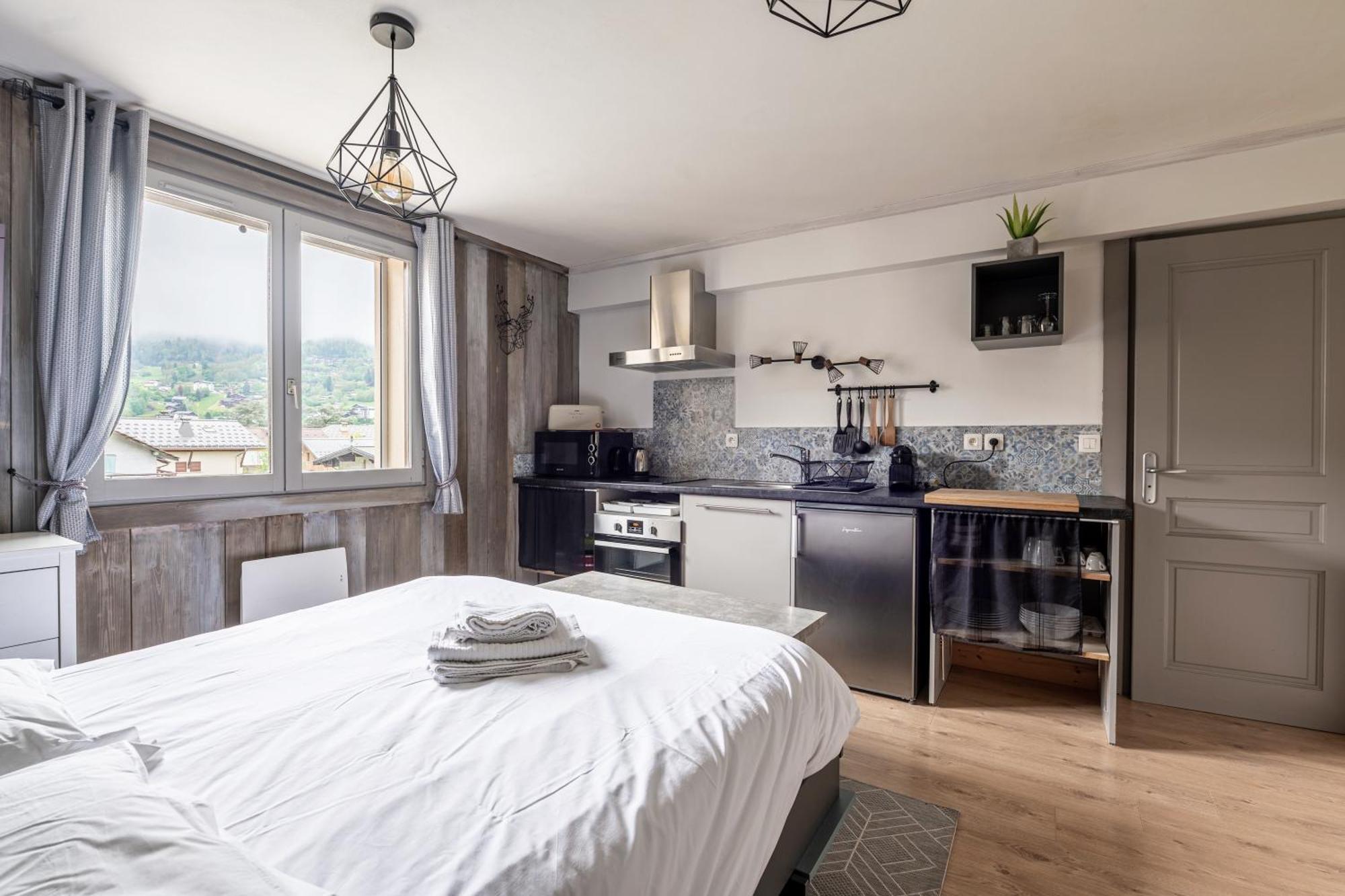 Appartements Vue Mont-Joly A 2 Pas Tramway Mont-Blanc - Studio 1 Piece سا جيرفي لي با المظهر الخارجي الصورة