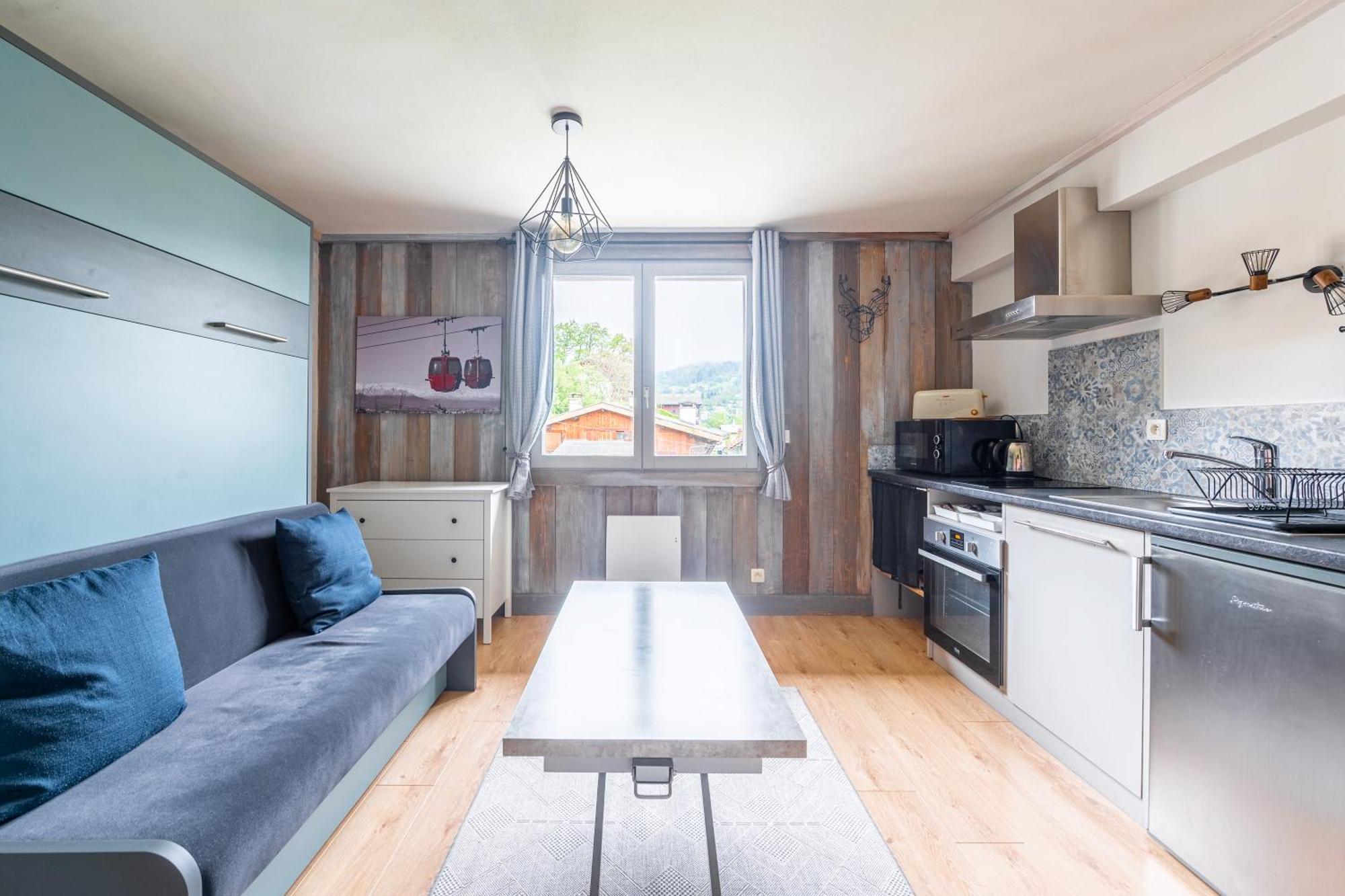 Appartements Vue Mont-Joly A 2 Pas Tramway Mont-Blanc - Studio 1 Piece سا جيرفي لي با المظهر الخارجي الصورة